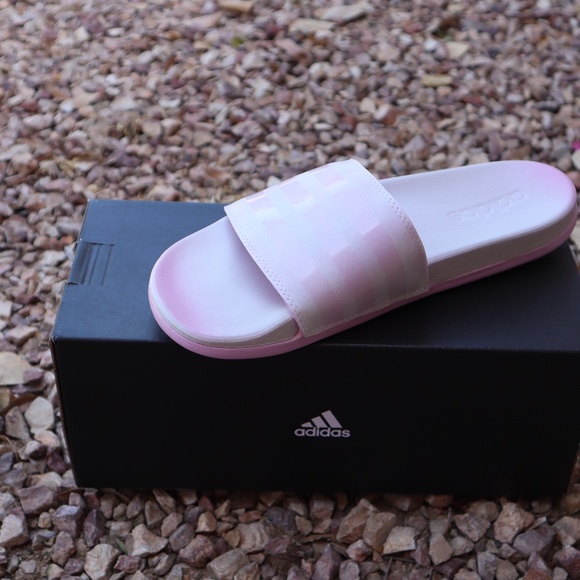 Adidas Women's Adilette Comfort Slide Sandal - Picture 5 of 6